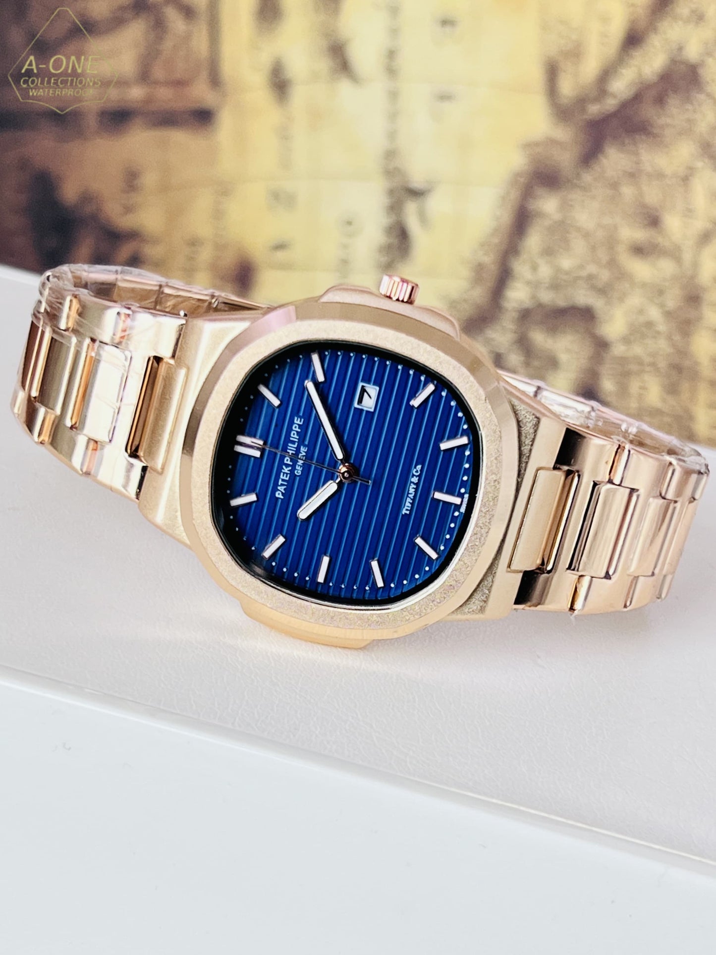 AA1 Patek Philippe Copper Analog Date Working Watch Without Box