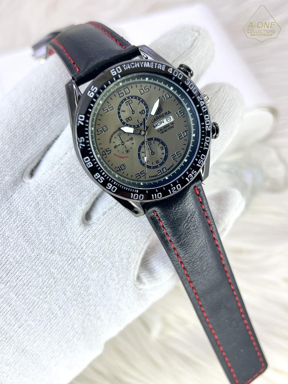 PREMIUM STRAP WATCH DAY AND DATE WORKING